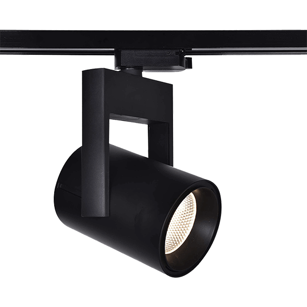 Spot pe sina, Elmark, LED, Ftl25, Cob, 25W, 6000K, 38°, Negru, 4, Linii, 934Ftl25Cw/Bl